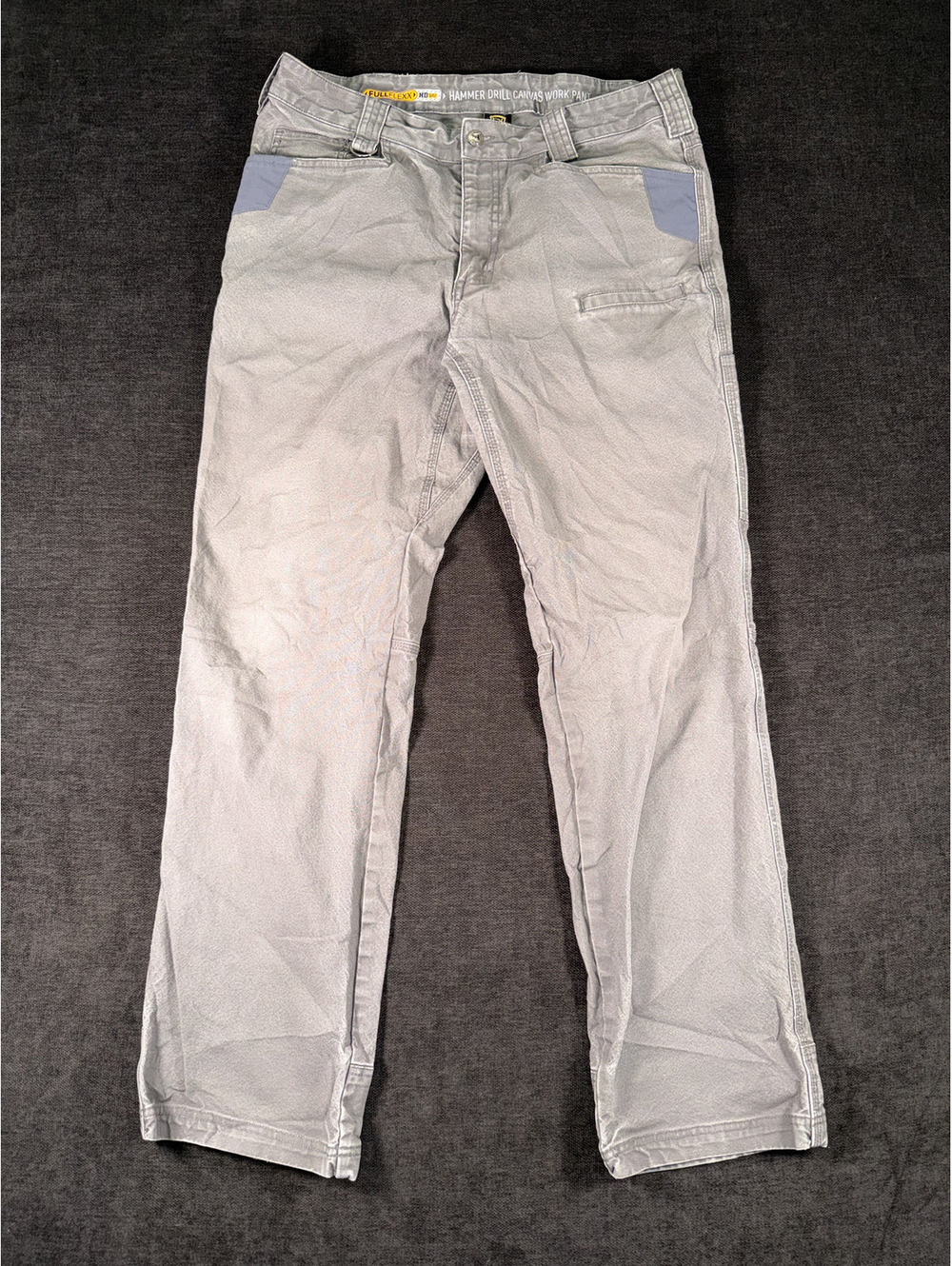 Noble Outfitters Hammer Drill Canvas Work Pants 34x34 Gray